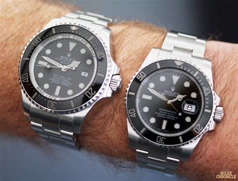 rolex submariner vs deepsea